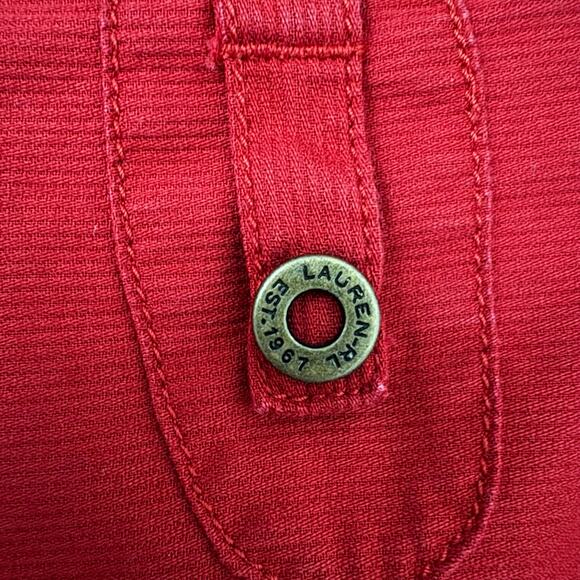 Vintage Ralph Lauren Dry Goods Co Red Fly Fishing Shirt Made in Hong Kong Sz S - Picture 7 of 11